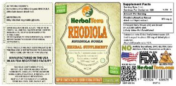 Herbal Terra Rhodiola - herbal supplement