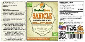 Herbal Terra Sanicle - herbal supplement