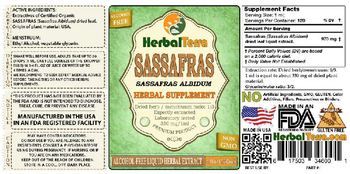 Herbal Terra Sassafras - herbal supplement