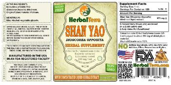 Herbal Terra Shan Yao - herbal supplement