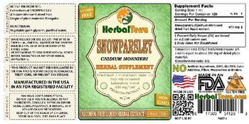 Herbal Terra Snowparsley Alcohol Free - herbal supplement