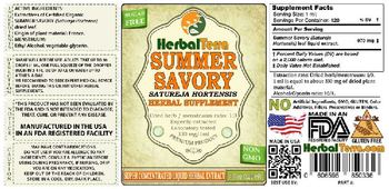 Herbal Terra Summer Savory - herbal supplement