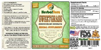 Herbal Terra Sweetgrass - herbal supplement