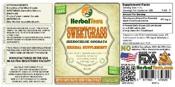 Herbal Terra Sweetgrass - herbal supplement