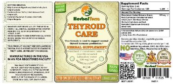 Herbal Terra Thyroid Care - herbal supplement