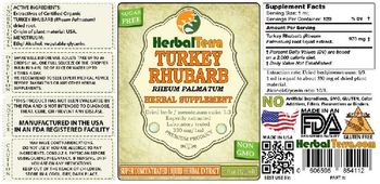 Herbal Terra Turkey Rhubarb - herbal supplement