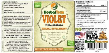 Herbal Terra Violet - herbal supplement
