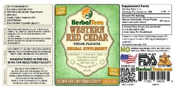 Herbal Terra Western Red Cedar - herbal supplement