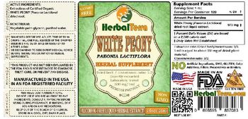 Herbal Terra White Peony - herbal supplement