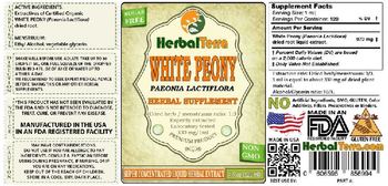 Herbal Terra White Peony - herbal supplement