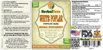 Herbal Terra White Poplar - herbal supplement