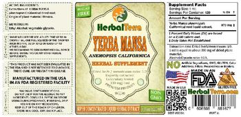 Herbal Terra Yerba Mansa - herbal supplement