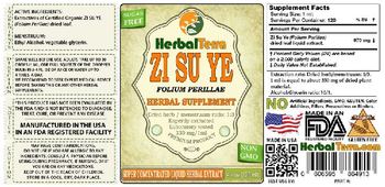 Herbal Terra Zi Su Ye - herbal supplement