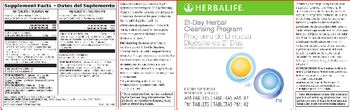 Herbalife 21-Day Herbal Cleansing Program AM Tablets - supplement