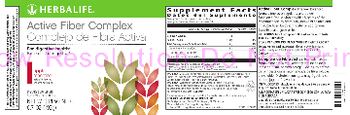 Herbalife Active Fiber Complex Apple - supplement