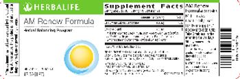 Herbalife AM Renew Formula - supplement
