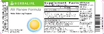 Herbalife AM Renew Formula - supplement