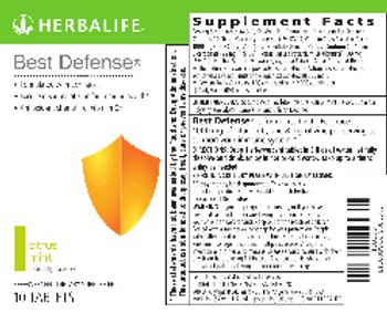 Herbalife Best Defense Citrus Mint - effervescent supplement