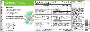 Herbalife Formula 2 Multivitamin Complex - supplement