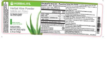 Herbalife Herbal Aloe Powder Aloe Accent - supplement