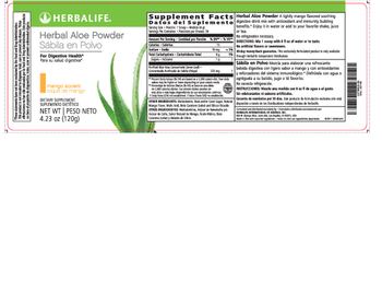 Herbalife Herbal Aloe Powder Mango Accent - supplement