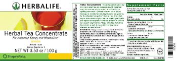 Herbalife Herbal Tea Concentrate Lemon - supplement