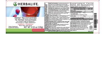 Herbalife Herbal Tea Concentrate Raspberry - supplement