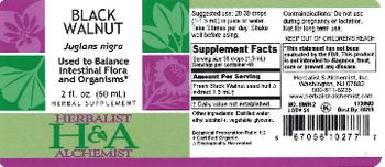 Herbalist & Alchemist H&A Black Walnut - herbal supplement