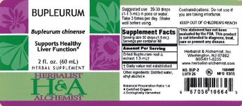Herbalist & Alchemist H&A Bupleurum - herbal supplement
