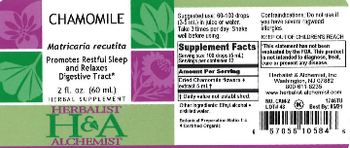 Herbalist & Alchemist H&A Chamomile - herbal supplement