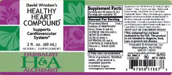 Herbalist & Alchemist H&A David Winston's Healthy Heart Compound - herbal supplement