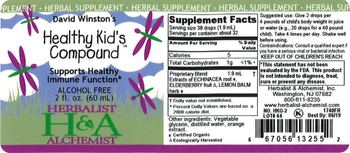 Herbalist & Alchemist H&A David Winston's Healthy Kid's Compound - herbal supplement