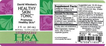 Herbalist & Alchemist H&A David Winston's Healthy Skin Tonic - herbal supplement
