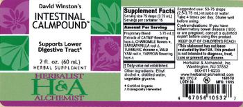 Herbalist & Alchemist H&A David Winston's Intestinal Calmpound - herbal supplement