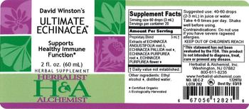 Herbalist & Alchemist H&A David Winston's Ultimate Echinacea - herbal supplement