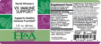 Herbalist & Alchemist H&A David Winston's VX Immune Support - herbal supplement
