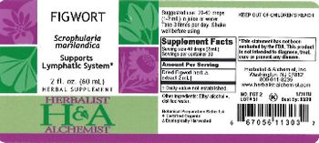 Herbalist & Alchemist H&A Figwort - herbal supplement