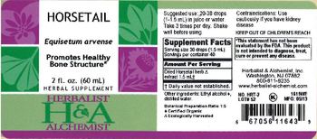 Herbalist & Alchemist H&A Horsetail - herbal supplement