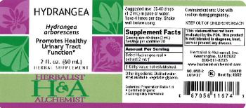 Herbalist & Alchemist H&A Hydrangea - herbal supplement