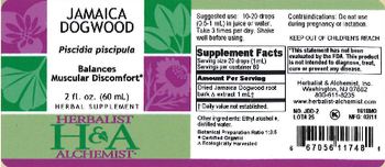 Herbalist & Alchemist H&A Jamaica Dogwood - herbal supplement