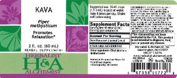 Herbalist & Alchemist H&A Kava - herbal supplement