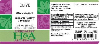 Herbalist & Alchemist H&A Olive - herbal supplement