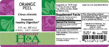 Herbalist & Alchemist H&A Orange Peel - herbal supplement