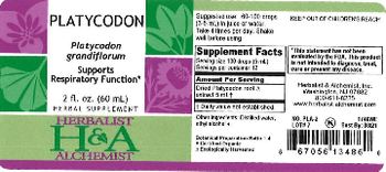 Herbalist & Alchemist H&A Platycodon - herbal supplement