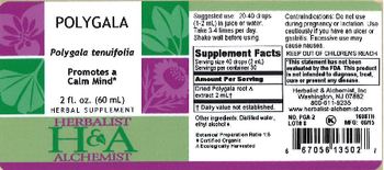 Herbalist & Alchemist H&A Polygala - herbal supplement