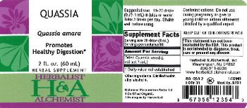 Herbalist & Alchemist H&A Quassia - herbal supplement