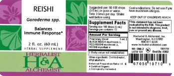 Herbalist & Alchemist H&A Reishi - herbal supplement