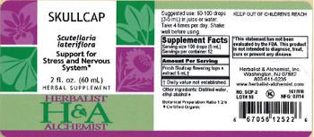 Herbalist & Alchemist H&A Skullcap - herbal supplement