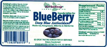 HerbaSway Laboratories BlueBerry Deep Blue Antioxidant - supplement