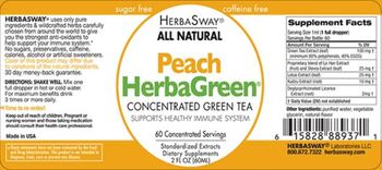 HerbaSway Peach HerbaGreen - supplement
